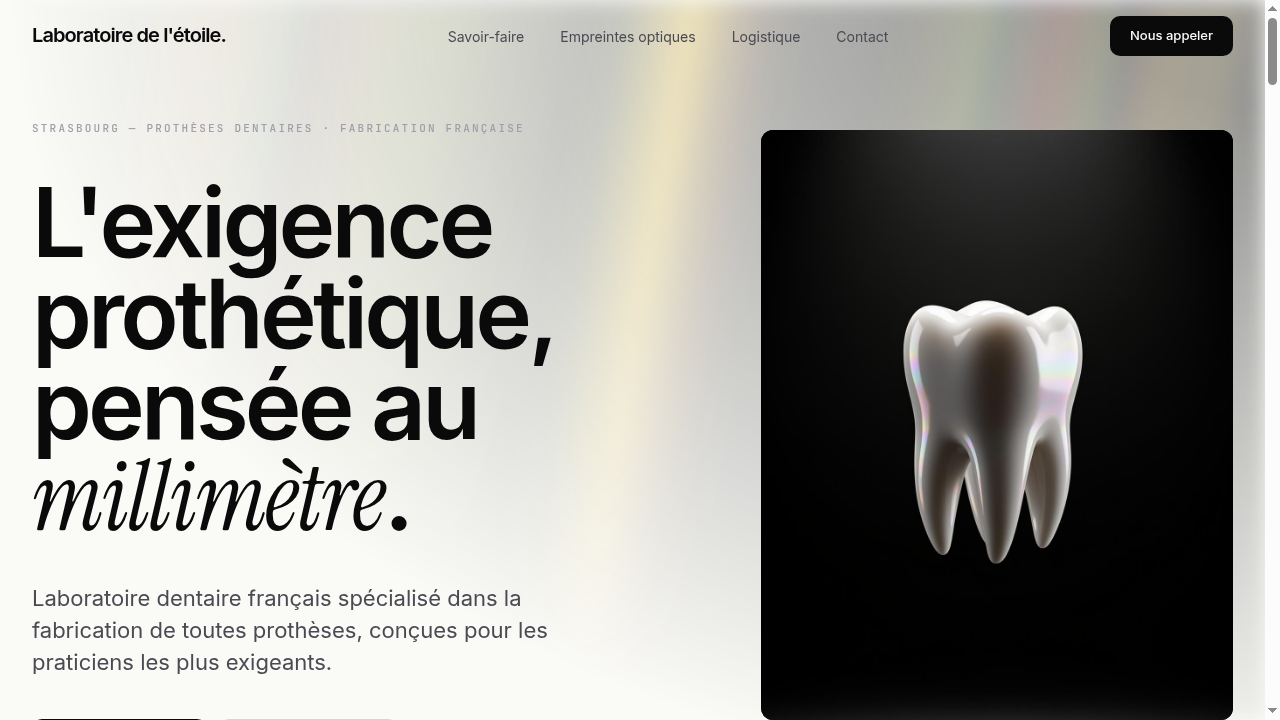Aperçu du site Laboratoire de l'Étoile